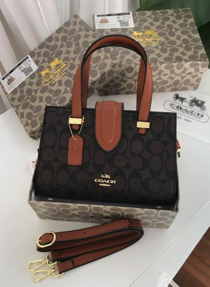 coachoutlet Coach Satchel Shoulder Bag For Women, Women's Cross-Body Bag, Women's Hand Bag, Women's Travel Bag, Women's Tote Bag - Image 5